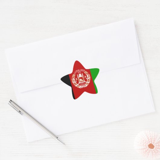 Sticker pour drapeau afghan (Enveloppe)