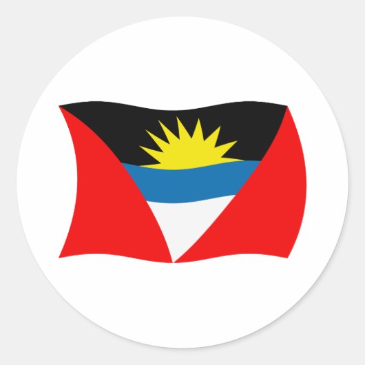 Sticker pour Drapeau Antigua-et-Barbuda (Devant)