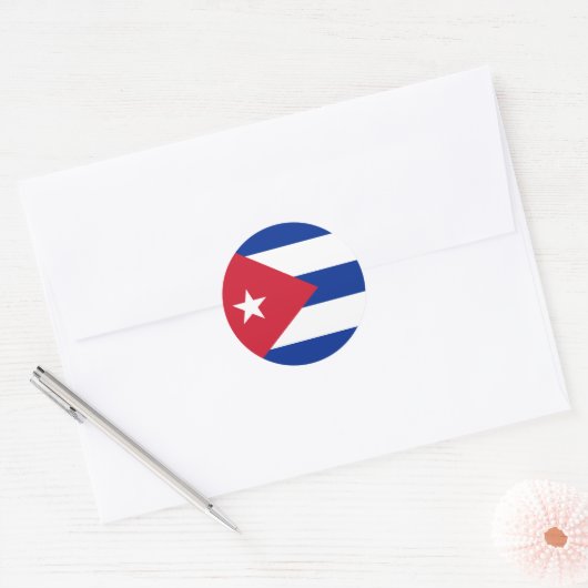 Sticker pour drapeau cubain (Enveloppe)