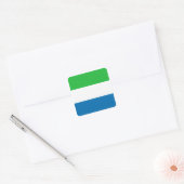 Sticker pour drapeau de la Sierra Leone (Enveloppe)