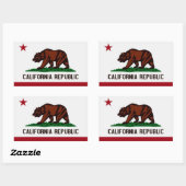 Sticker pour drapeau de l'État de Californie (Feuille)