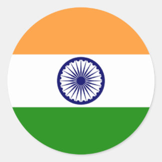 Sticker pour drapeau de l'Inde