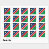 Sticker pour drapeau de Namibie (Feuille)