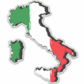 Sticker pour drapeau de pays Italie (Devant)