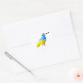 Sticker pour drapeau de Peace Dove Ukraine - Liber (Enveloppe)