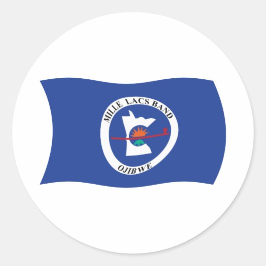 Sticker pour drapeau de réservation de la bande Mi (Devant)