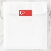 Sticker pour drapeau de Singapour (Sac)