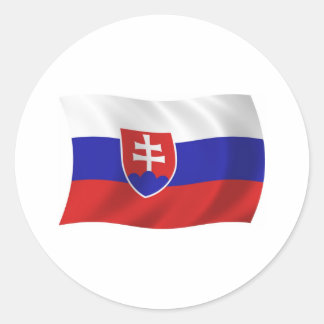 Sticker pour drapeau de Slovaquie