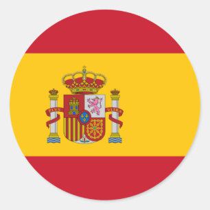 Sticker pour drapeau d'Espagne