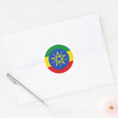 Sticker pour drapeau d'Éthiopie (Enveloppe)
