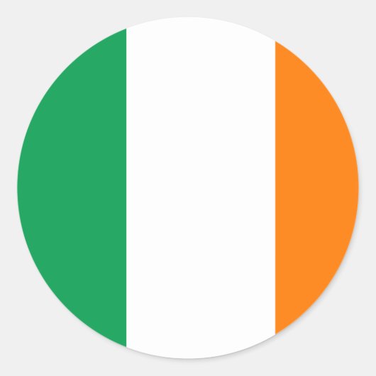 Sticker pour drapeau d'Irlande (Devant)