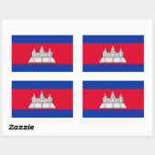 Sticker pour drapeau du Cambodge* (Feuille)