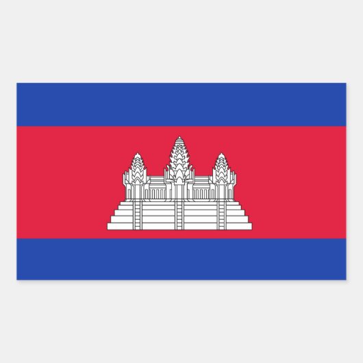 Sticker pour drapeau du Cambodge* (Devant)