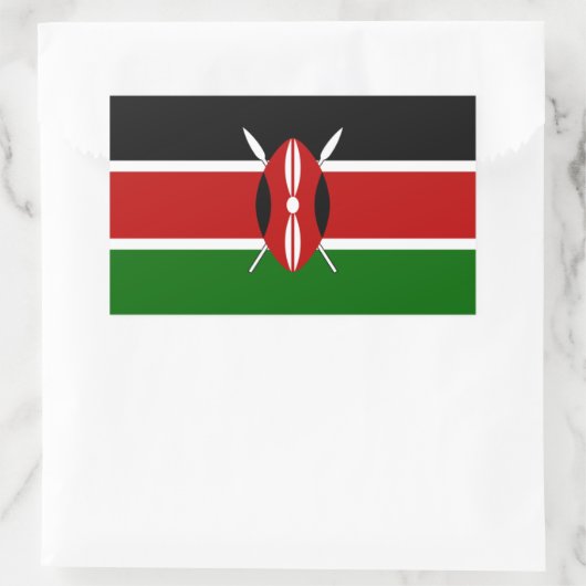 Sticker pour drapeau du Kenya (Sac)