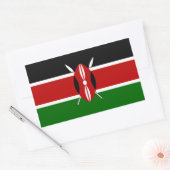 Sticker pour drapeau du Kenya (Enveloppe)
