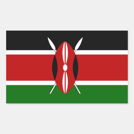 Sticker pour drapeau du Kenya* (Devant)