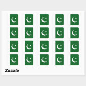 Sticker pour drapeau du Pakistan (Feuille)