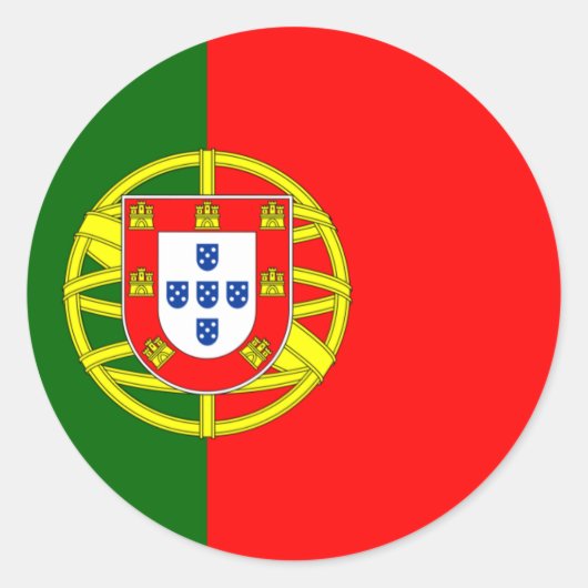 Sticker pour drapeau du Portugal (Devant)