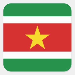 Sticker pour drapeau du Suriname