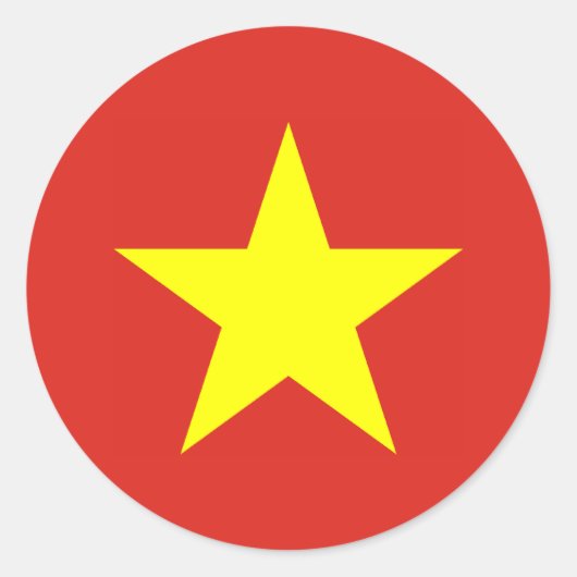 Sticker pour drapeau du Vietnam (Devant)