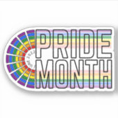 Sticker pour drapeau LGBT Rainbow Pride (Devant)