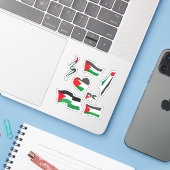 Sticker pour drapeau palestinien (Ordinateur portable avec iPhone)