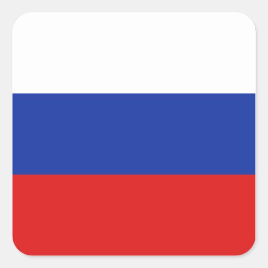 Sticker pour drapeau russe (Devant)