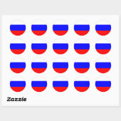 Sticker pour drapeau russe (Feuille)
