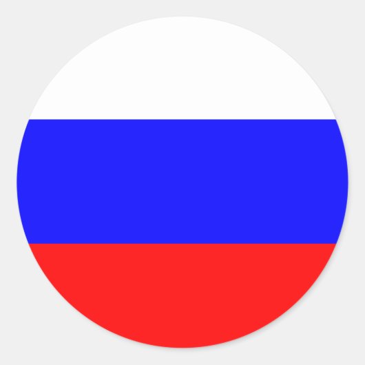 Sticker pour drapeau russe (Devant)
