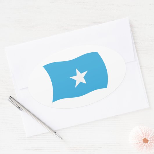 Sticker pour drapeau somalien (Enveloppe)