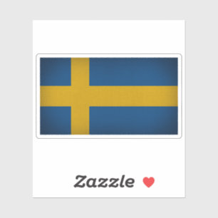 Sticker pour drapeau suédois
