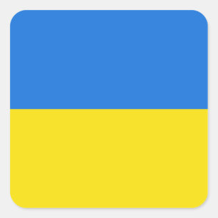 Sticker pour drapeau ukrainien
