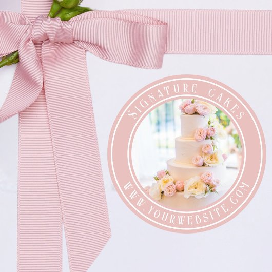 Sticker pour emballage de gâteaux