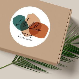 Sticker pour emballage d'entreprise