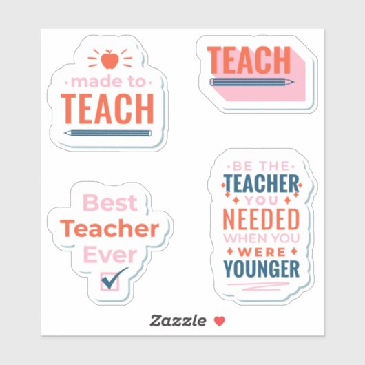 Sticker pour enseignant Pack 1 (Feuille)