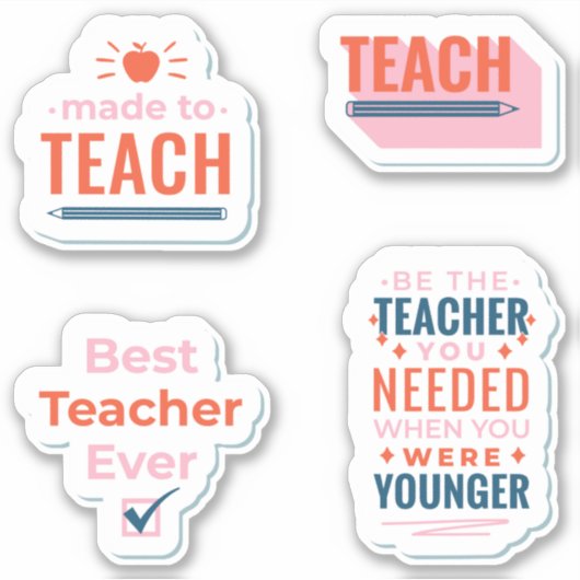 Sticker pour enseignant Pack 1 (Devant)