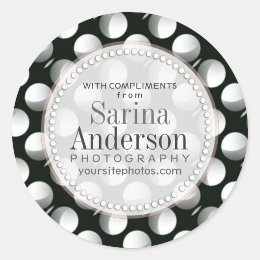 Sticker pour entreprise Motif solaire Eclipse (Devant)