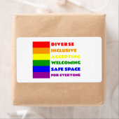 Sticker pour espace sécurisé LGBTQ+ (En situation)