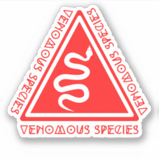 Sticker POUR ESPÈCES VÉNOMBRES