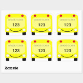 Sticker pour étiquette de bus scolaire (Feuille)
