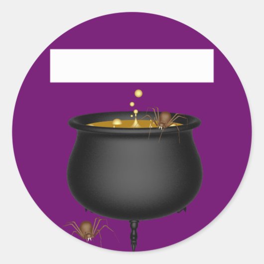 Sticker pour étiquette KRW Halloween (Devant)