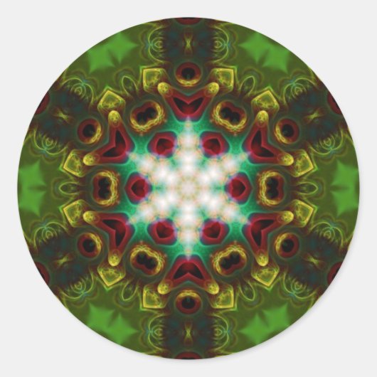 Sticker pour étoiles fractales #6 (Devant)