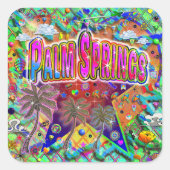 Sticker pour facteur de risque Palm Springs (Devant)