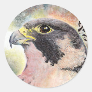 Sticker pour faucon pèlerin