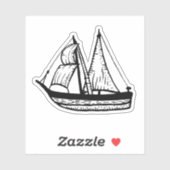 Sticker pour fenêtre nautique (Feuille)