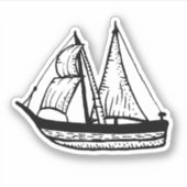 Sticker pour fenêtre nautique (Devant)