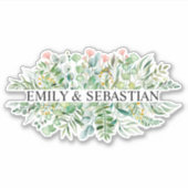 Sticker pour feuilles Eucalyptus personnalisées (Devant)