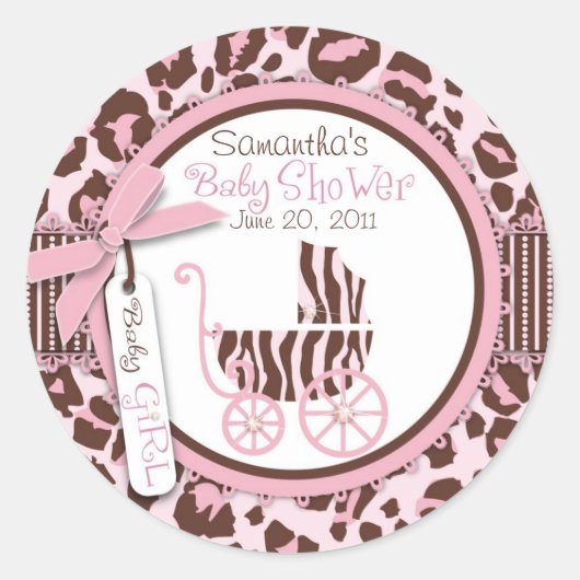 Sticker pour fille Cheetah 2 (Devant)