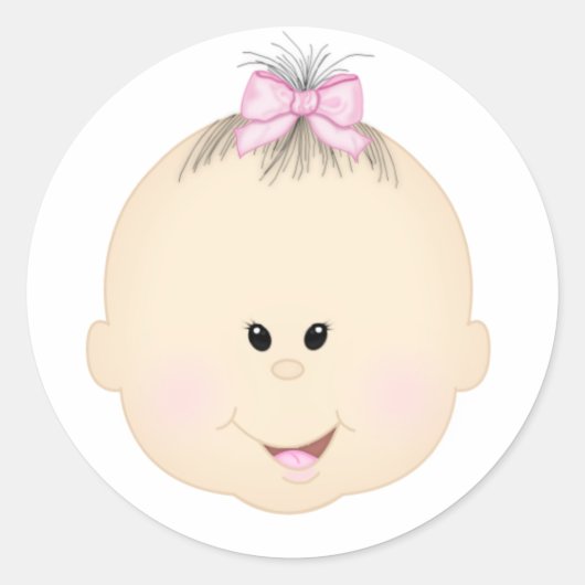 Sticker pour fille d'anniversaire (Devant)