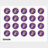 Sticker pour fille de basket-ball de ballet (Feuille)